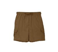 Pantaloni Bianchi Bambino - Pantaloni Cargo Elasticizzati con Coulisse e Tasche da Strada e per Il Tempo Libero da Ragazzo Primavera ed Estate Modello 5 Division of Labor (Coffee 3-4 Years)
