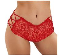 Pantaloni caldi in pelle con perizoma con chiusura lampo Lace Up collegato con perizoma set lingerie Negligee donna sexy sexy pizzo schiena scoperta trasparente babydoll con cintura reggicalze