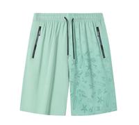 Pantaloni capri blu zaffiro con tessuto elasticizzato per un comfort quotidiano e una perfetta possibilità di viaggio, Verde chiaro, S