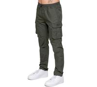 Pantaloni Cargo Casual Enzo Uomo Dritti Con Cuffia Elastici