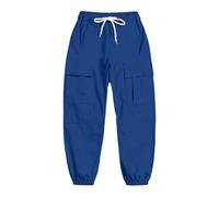 Pantaloni cargo da ragazzo, abbigliamento comodo e versatile, ideale per tutti i giorni a scuola o all'aperto, taglio pratico con morbida libertà totale ogni attività