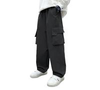 Pantaloni cargo da ragazzo per tutte le stagioni per avventure all'aria aperta come campeggio, escursionismo e escursionismo - Pantaloni antivento per bambini, adatti per l'inverno e l'autunno