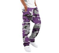 Pantaloni cargo da uomo Camo Cargo Joggers Loose Fit Leggeri Army Combat Pantaloni mimetici Militari Tattici Pantaloni da lavoro con tasche Pantaloni sportivi casual Pantaloni da jogging stampati