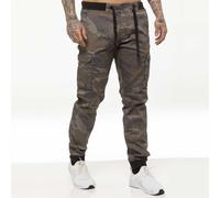 Pantaloni Cargo Da Uomo Enzo Con Vita Elasticizzata Pantaloni Militari A Cuffia