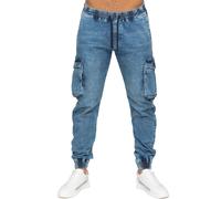 Pantaloni Cargo Da Uomo Enzo Con Vita Elasticizzata Pantaloni Militari A Cuffia