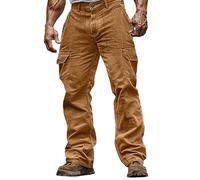 Pantaloni cargo da uomo in velluto a coste resistenti, pantaloni cargo resistenti, pantaloni da lavoro per attività all'aperto, escursionismo, pantaloni della tuta elasticizzati in vita, pantaloni