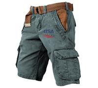 Pantaloni cargo da uomo Pantaloncini da lavoro Pantaloncini estivi da uomo Sport Pantaloni da uomo Pantaloni casual neri da uomo, GN2., L