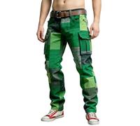 Pantaloni cargo da uomo resistenti con pratiche tasche, per il lavoro all'aria aperta, emozionanti avventure nel tempo libero, vestibilità comoda, materiale robusto, versatile nella vita di tutti i