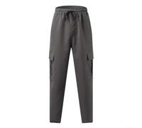 Pantaloni cargo elasticizzati da uomo, 95% poliestere, comfort | Molteplici tasche utili, tessuto resistente all'usura, ideale per i luoghi di lavoro, costruzione durevole