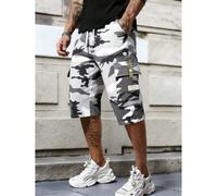 Pantaloni cargo estivi casual alla moda, pantaloni capri da esterno in stile semplice mimetico per coppie L,M,S,XL,XS,XXL,XXS,XXXLGrafico,LettereTessuto intrecciato