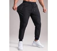 Pantaloni cargo joggers da uomo in seta ghiaccio leggeri e ad asciugatura rapida, con tasche con cerniera e vita con coulisse, pantaloni lunghi sportivi traspiranti, adatti per escursionismo, golf, pe