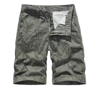 Pantaloni Cargo Jogging Abbigliamento da Lavoro Uomo Pantaloncini Estivi Pantaloncini Pantaloncini Pantaloncini Vecchi Sport Uomo Tasche Outdoor Escursionismo Lavoro Pantaloni della tuta, Grigio, L