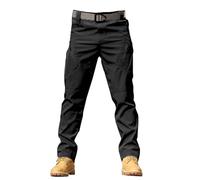 Pantaloni cargo mimetici da uomo, casual, tattici, pantaloni softshell leggeri da lavoro, impermeabili, per campeggio ed escursionismo, con tasche multiple, XXL
