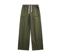 Pantaloni cargo mimetici slim fit da uomo pantaloni casual da lavoro larghi pantaloni casual traspiranti per attività all'aperto escursionismo lavoro viaggi passeggiate golf, Verde, 5XL