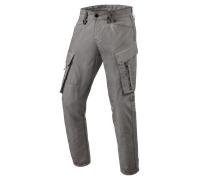 Revit Cargo Tristan Tapered Pantaloni tessili per motociclette, grigio, taglia 32 34 per maschi
