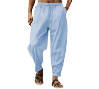 Pantaloni cargo neri Casual Pantaloni Con Tinta Unita A Righe Elastiche Lose Pantaloni Moda Pantaloni Pantaloni Pantaloni Da Jogging Laude Uomo, BU1, S