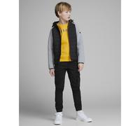 JACK & JONES JPSTPAUL JJFLAKE AKM 542 NOOS JNR, Pantaloni Cargo Bambini e ragazzi, Nero (Black Black), 176