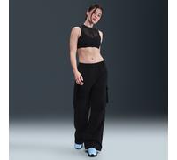 Pantaloni cargo oversize in tessuto a vita media Nike Sportswear - Donna - Nero XL (IT 52-54)