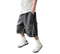 Pantaloni Cargo per Bambini Abbigliamento Teenager Ragazzi Pantalone in Tinta Unita Tuta Ragazze Y2K Streetwear a Gamba Larga Hip Hop 5-14 Anni