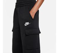 Pantaloni cargo per bambini Nike Club Fleece LBR Noir 10/12 ans