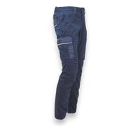 Pantaloni cargo uomo slim fit comodi e resistenti con tasche multifunzionali reflex elastico ginocchia preformate