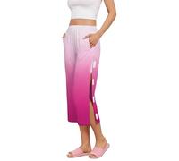 Pantaloni casual 2027 con bottoni automatici laterali regolabili per indossarli e toglierli facilmente e comfort dopo il recupero, rosa intenso, XL