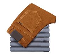 Pantaloni casual caldi in velluto a coste da uomo in stile classico di affari di moda elasticità sottile addensare pantaloni maschili