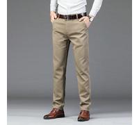 Pantaloni casual da lavoro diritti con tasche monocolore per uomo 30,31,32,36,38,40,33,34Tessuto