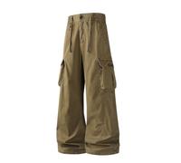 Pantaloni Casual da Uomo Pesanti e alla Moda con Tasche | Pantaloni Sci Uomo Attillati Inverno Leggings Cucina Colorati Snow Polo Jean Scheletro Palloncino Sabbia Outsider