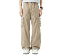Pantaloni Casual da Uomo Pesanti e alla Moda con Tasche | Pantaloni Sci Uomo Attillati Inverno Leggings Cucina Colorati Snow Polo Jean Scheletro Palloncino Sabbia Outsider