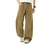 Pantaloni Casual da Uomo Pesanti e alla Moda con Tasche | Pantaloni Sci Uomo Attillati Inverno Leggings Cucina Colorati Snow Polo Jean Scheletro Palloncino Sabbia Outsider