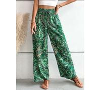 Pantaloni Casual Elasticizzati Stile Etnico Stampati S-XL Per Donne