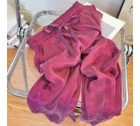 Pantaloni casual leggeri da donna, perfetti per la transizione primavera-autunno, realizzati in morbido raso acetato (XL viola)