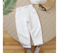 Pantaloni casual monocromatici per ragazzi, adatti per la scuola, le feste e varie occasioni per mantenere un aspetto alla moda e elegante per l'autunno/inverno 6Y,7Y,8Y,4Y,5YPoliestere
