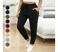 Pantaloni casual neri morbidi e stretch per donne taglia curvy, leggings comodi da allenamento con tasche, aderenti, abbigliamento sportivo di moda per primavera/estate 1XL,2XL,3XL,4XL,5XLTessuto in m
