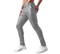 Pantaloni Casual Slim Fit Elasticizzati e Affusolati, Comodi per Tutti i Giorni, Colore Puro, Elastico in Vita, Stile Moderno, Resistenti, Leggeri e Versatili.