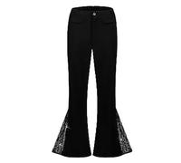 Pantaloni Casual Svasati con Paillettes retrò Casual da Uomo Anni '70 Pantaloni Spogliarellista