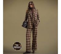 Pantaloni casual versatili in stile retrò a quadri, adatti per autunno/inverno, tutto l'anno, ritorno a scuola, Ognissanti, Natale, insegnanti, uscite casual, abiti da invitato a matrimonio, casual bu