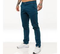 Pantaloni Chinos Enzo Uomo Slim Fit Casual In Cotone Stretch Denim Regno Unito
