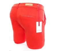 Pantaloni Chino HAPPY Donna Arancione Joy Cigarette Slim Stretch Taglio Francese