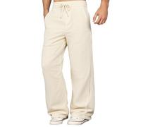 Pantaloni con Cavallo Basso Eleganti Leggero a Termico Primavera Ginnastica Affusolati Galles Laccio Stampa Tasca Molla Momento Elastici Modello Sabbia Contrasto Maglia Vari