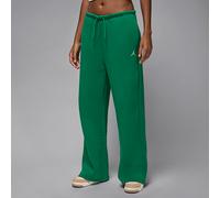 Pantaloni con orlo aperto Jordan Brooklyn Fleece - Donna - Verde S (IT 40-42)