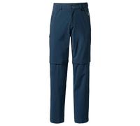 Pantaloni con zip removibile VAUDE Farley Stretch II Blu 52 Breve