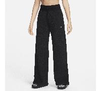 Pantaloni confortevoli in fleece a gamba larga e vita alta Nike Phoenix Plush - Donna - Nero XXL (IT 56-58)