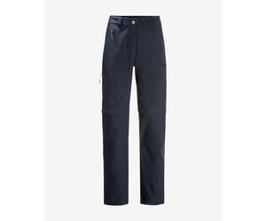 Pantaloni convertibili Jack Wolfskin Active Track Zip Off blu notte donna - 44