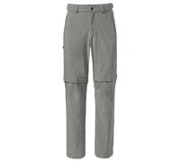 Pantaloni convertibili Vaude Farley Stretch T-zip II (grigio pietra) Uomo 50-short