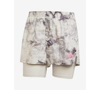 ADIDAS PERFORMANCE Pantaloni sportivi 'Own The Run' crema / grigio / rosa, Taglia M-L