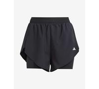Pantaloni corti adidas Designed for Training 2-in-1 nero donna - XL