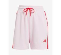 Pantaloni corti adidas Essentials Color Pop French Terry rosa rosso donna - S