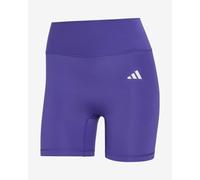 Pantaloni corti adidas Optimé Essentials Workout blu violetto donna - S